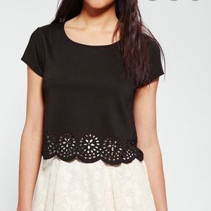 Pins and needles laser cut top